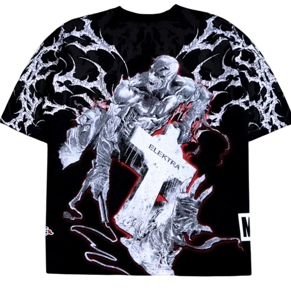 Civil Regime Marvel Zombies Daredevil Side by Side Tee Men's Graphic Print Large